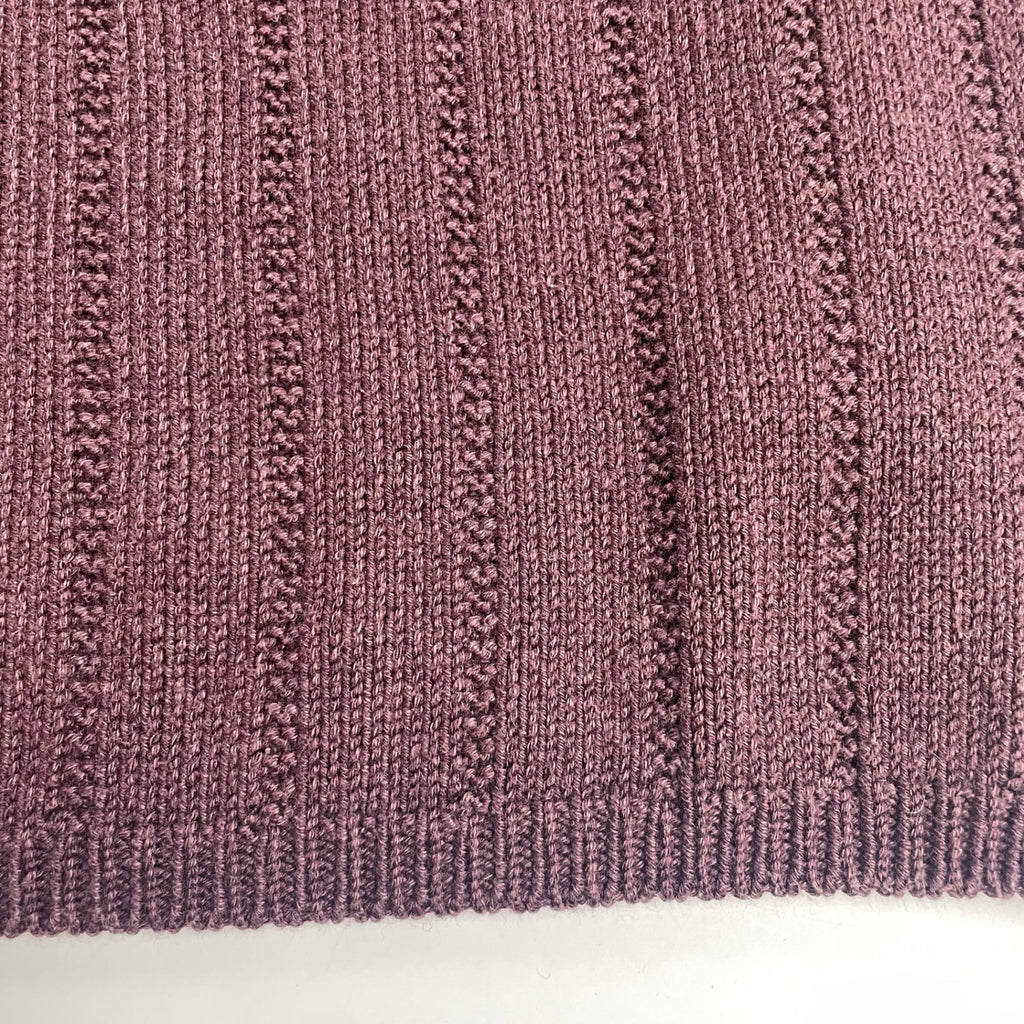 Paul Smith COLLECTION ポールスミスコレクション / コットンウールニット バーガンディ 参考定価：40,000程度 SIZE:L