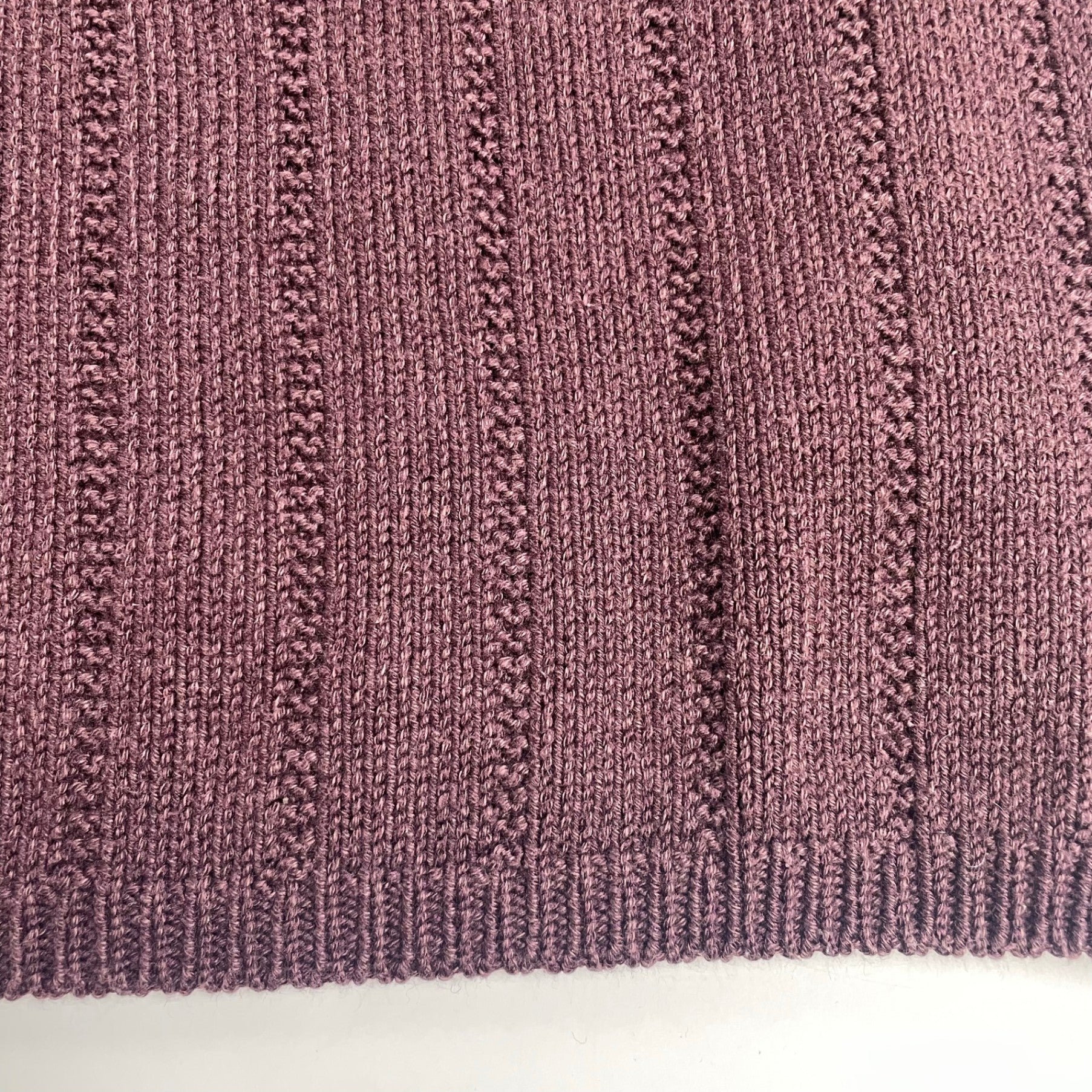 Paul Smith COLLECTION ポールスミスコレクション / コットンウールニット バーガンディ 参考定価：40,000程度 SIZE:L