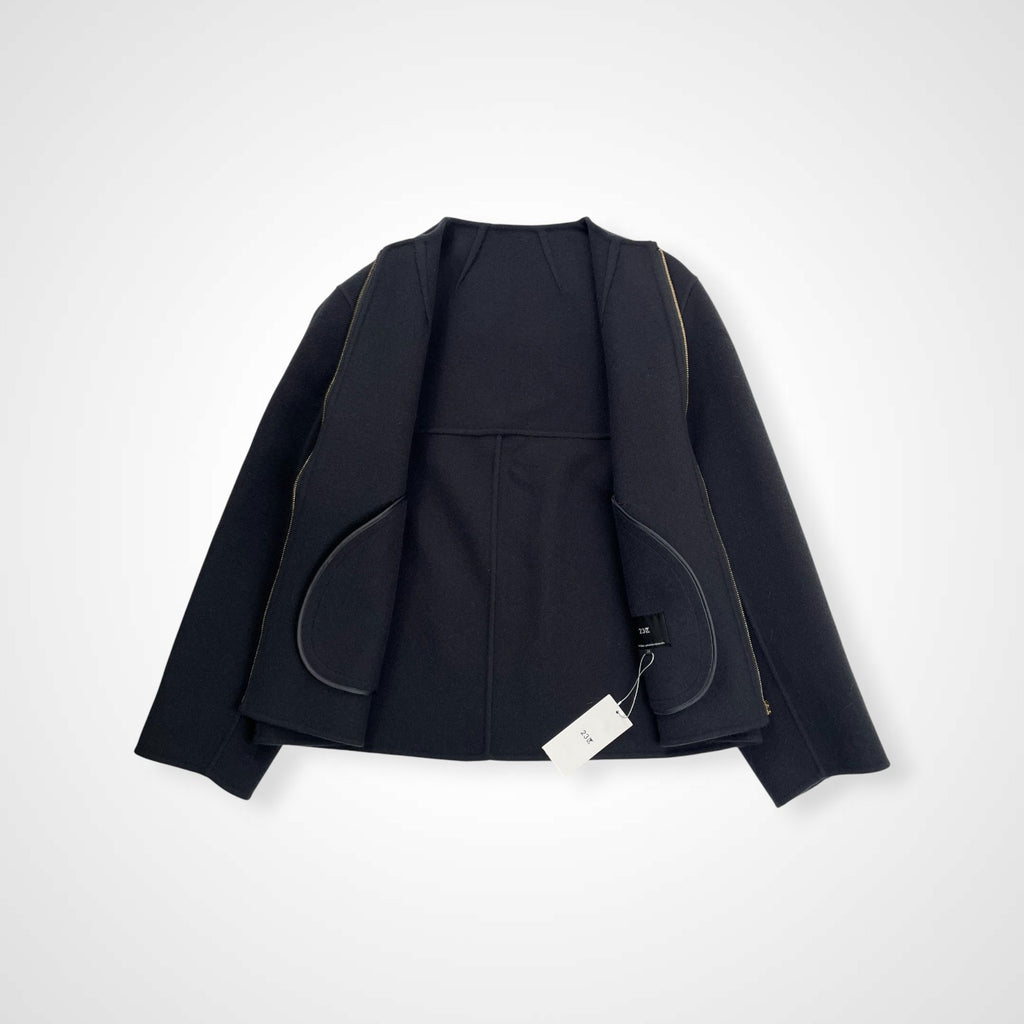 23区 / ウールリバーショートブルゾン 23AW 未使用品 参考定価：42,000+tax SIZE:36