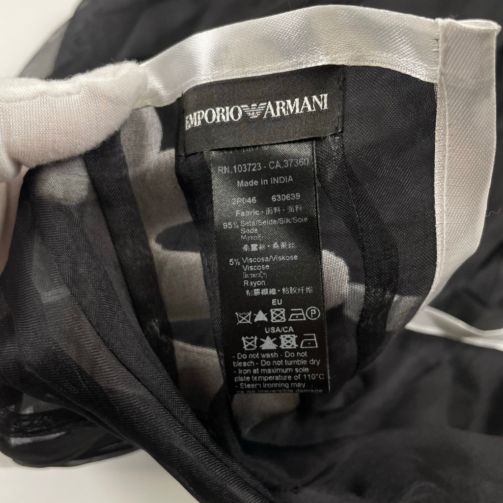 EMPORIO ARMANI / シルク×ヴィスコースMIXショール 参考定価：45,000程度