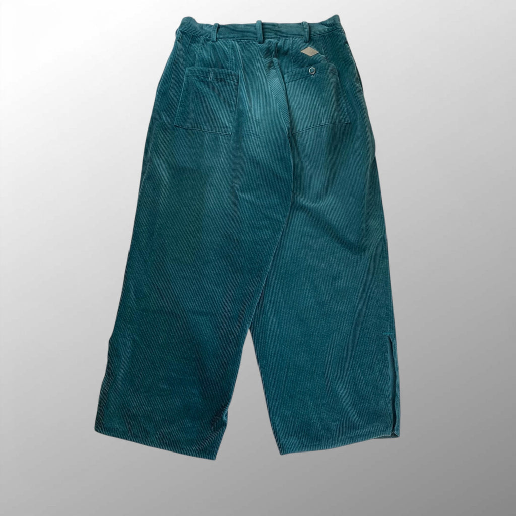 EL CONDUCTOR H × boys in the band コンダクター ボーイズインザバンド / EXCLUSIVE BIJOU CORDUROY TROUSERS 2タック コーデュロイパンツ 翡翠 SIZE:2