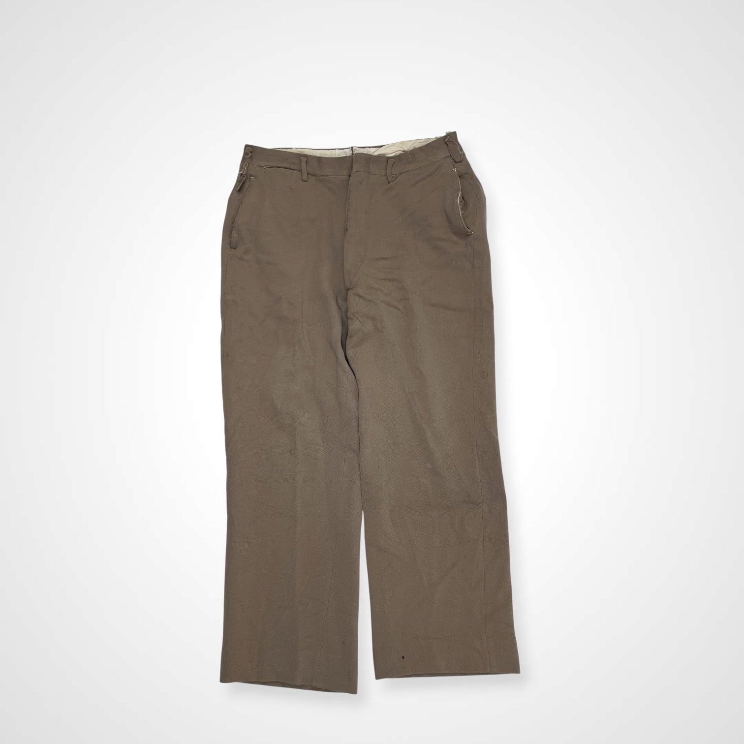 VINTAGE ヴィンテージ / 推定40sヴィンテージパンツ WALDESジップ 片ツメ SIZE:W84