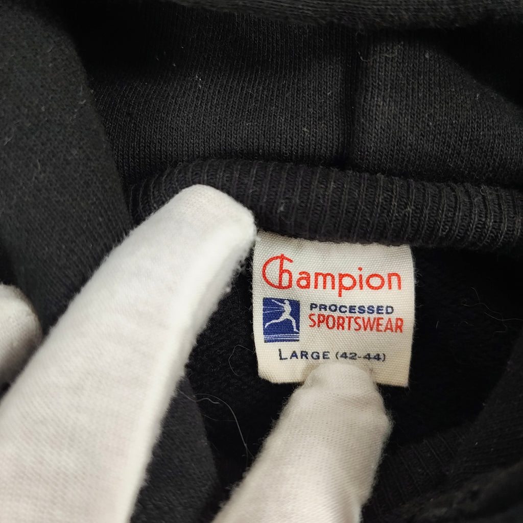 Champion / ランタグ復刻 後付けフーディー ブラック SIZE:L