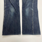 ISSEY MIYAKE A-POC INSIDE イッセイミヤケ / GALAXYジャガードデニムパンツ SIZE：2