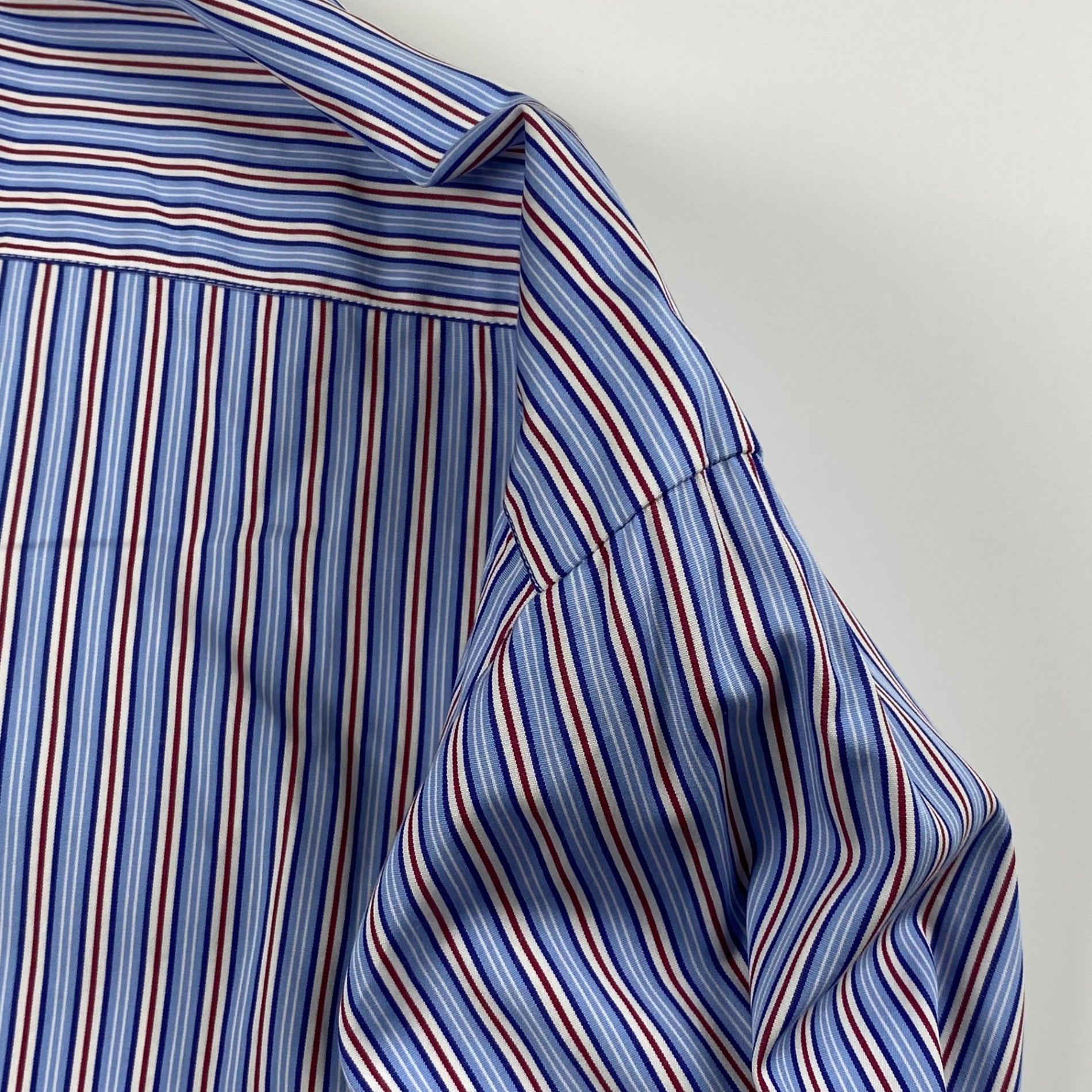 BARBA バルバ / ストライプ ドレスシャツ SIZE:39 15 1/2