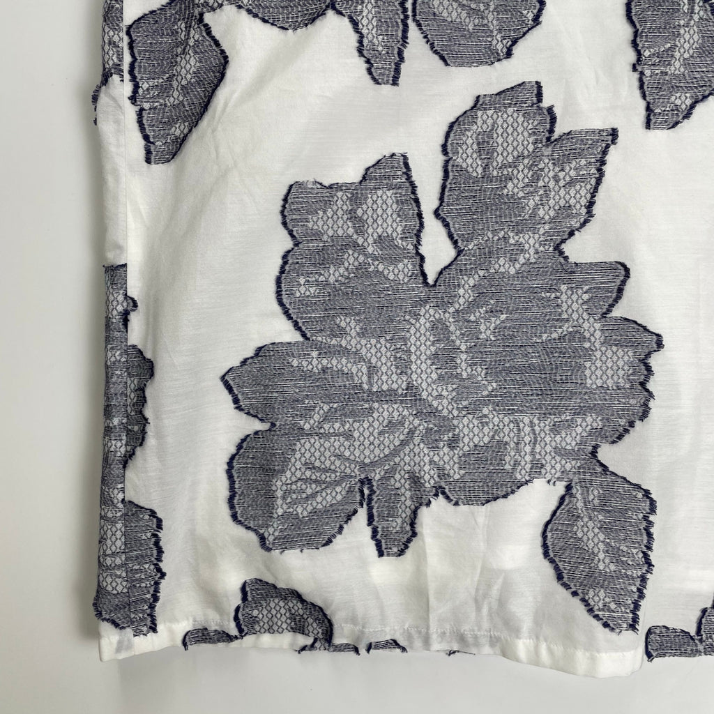 UNITED ARROWS ユナイテッドアローズ / ヘンリーネック ジャガードシャツワンピース 参考定価：18,000程度 SIZE:36