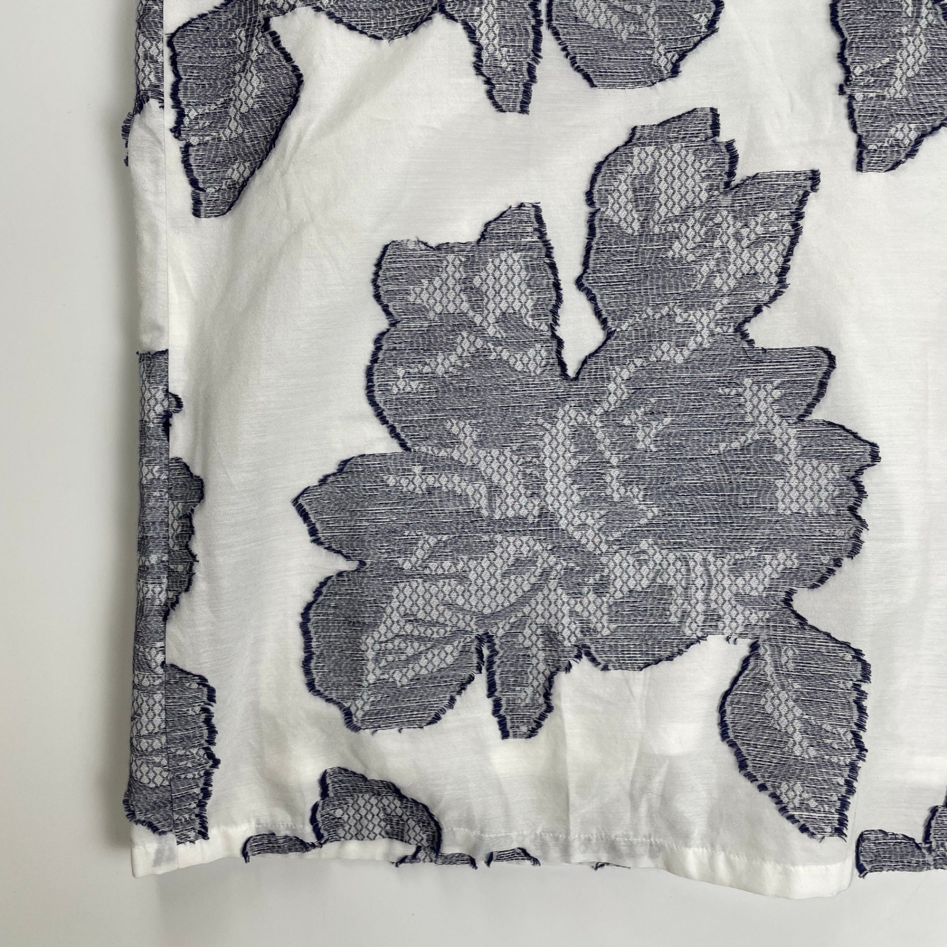 UNITED ARROWS ユナイテッドアローズ / ヘンリーネック ジャガードシャツワンピース 参考定価：18,000程度 SIZE:36