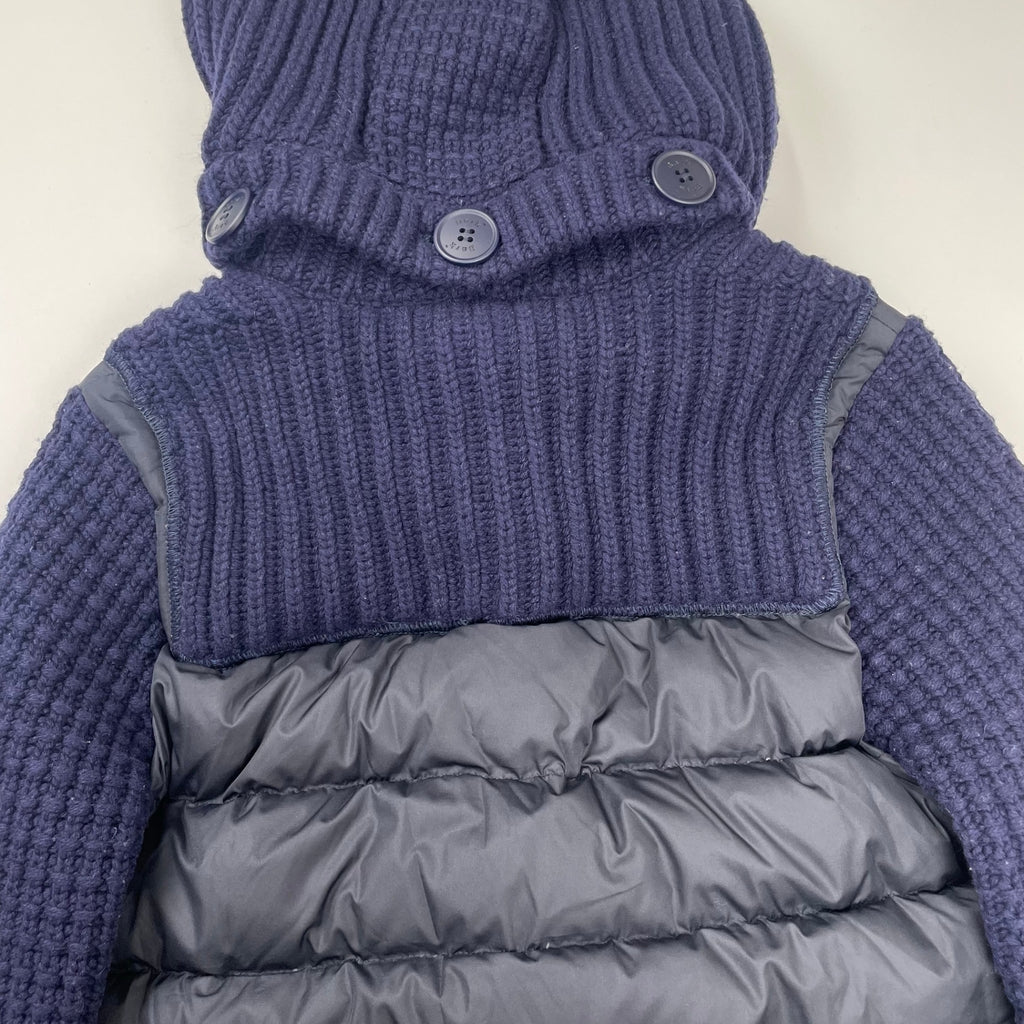 Bark バーク / ニットコンビダウンコート ネイビー 参考定価：100,000程度 SIZE：S