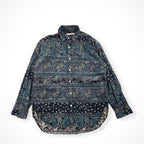 Niche. ニッチ / オリエンタル柄コーデュロイシャツ 参考定価：20,000程度 SIZE：XL