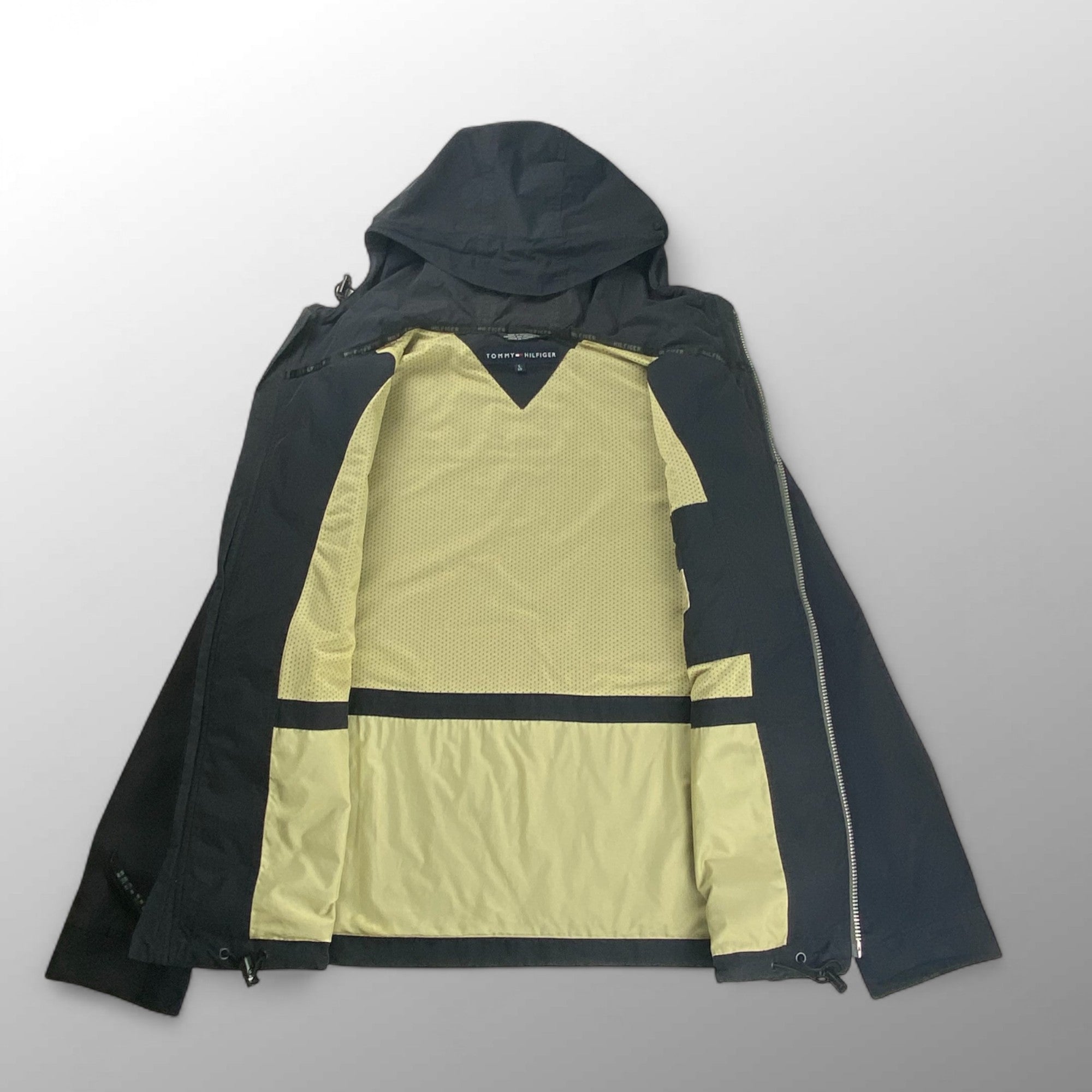 【LIMITTED ISSUE】 VINTAGE 90-00s TOMMY HILFIGER トミーヒルフィガー / COTTON NYLON TECH JACKET タクティカル ミリタリー フライトジャケット SIZE:L