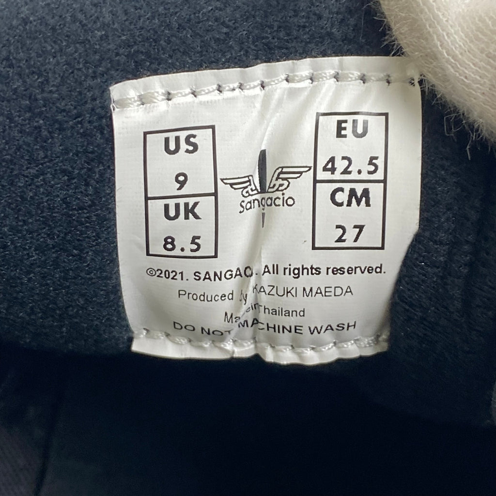 SANGACIO サンガッチョ / DRIVE ドライビングシューズ スニーカー ブラック 参考定価：22,500+tax SIZE:27cm