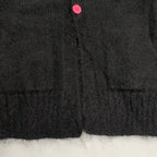id × anytee / KID MOHAIR BLK SERIES キッドモヘヤカーディガン ブラック SIZE：M