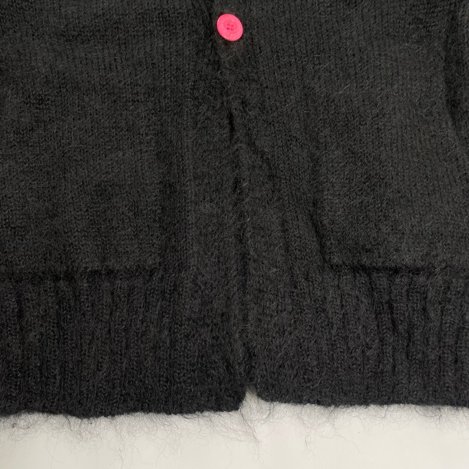 id × anytee / KID MOHAIR BLK SERIES キッドモヘヤカーディガン ブラック SIZE：M