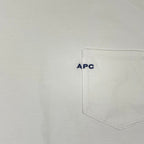 A.P.C. / 刺繍ポケットTシャツ 参考定価：8,400+tax SIZE:L