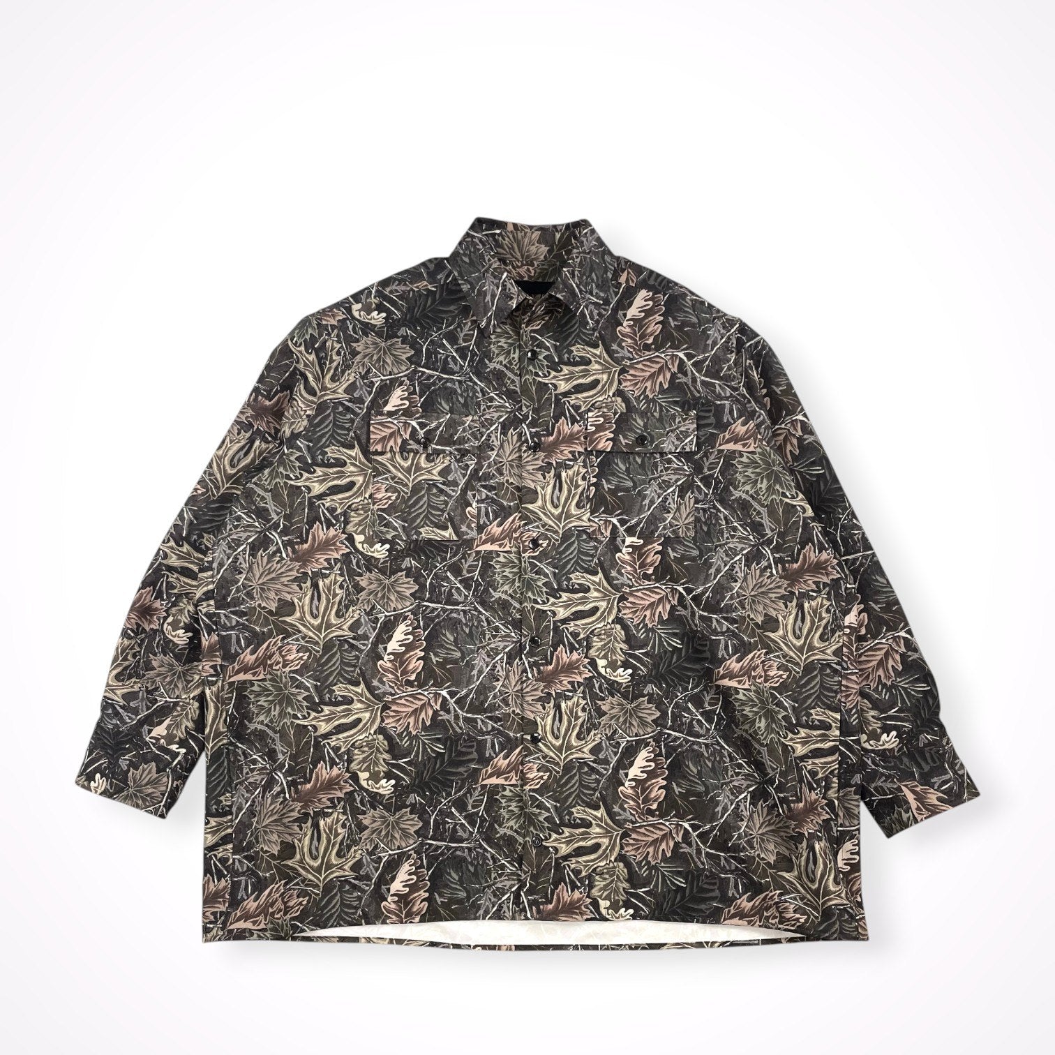 TARO HORIUCHI / WT Camo Oversized Shirt / wood 参考定価：52,000+tax SIZE:1
