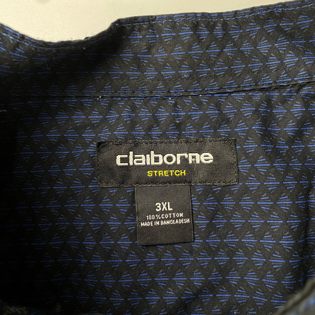 古着 VINTAGE claiborne クレイボーン / チャイナボタン シャツ ビッグシルエット SIZE：3XL