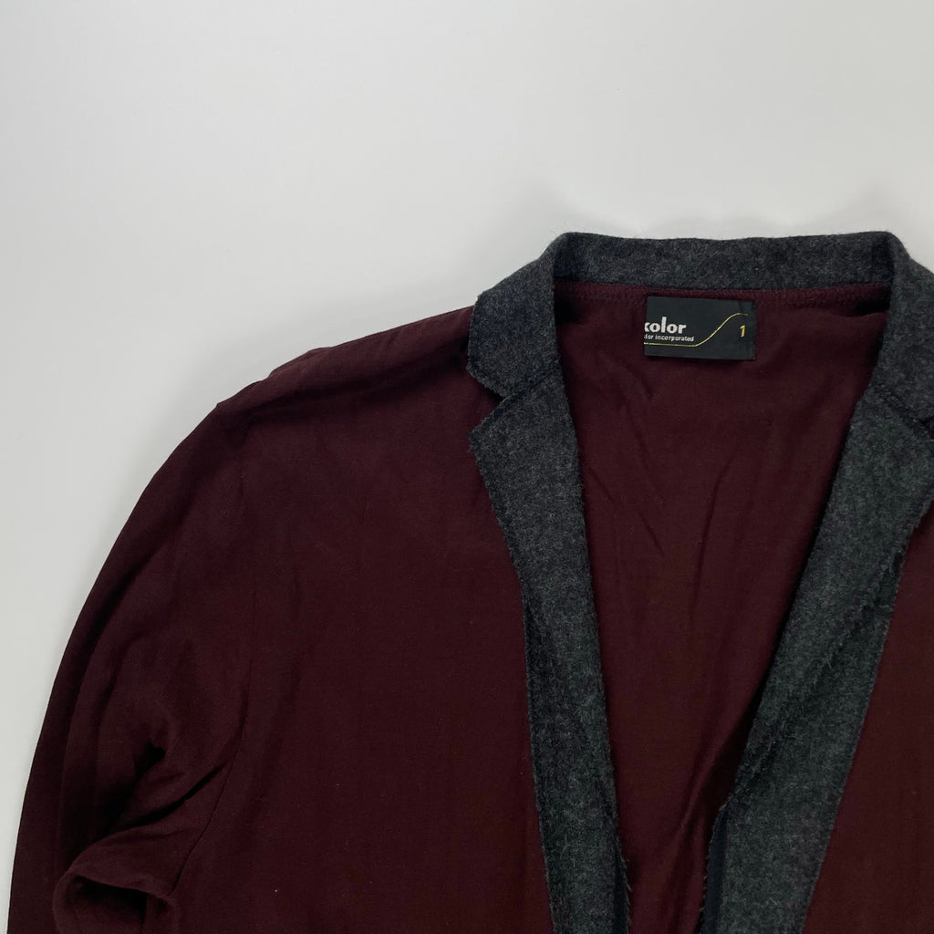 kolor カラー / フェルトカラーカーディガン 参考定価：33,000+tax SIZE:1