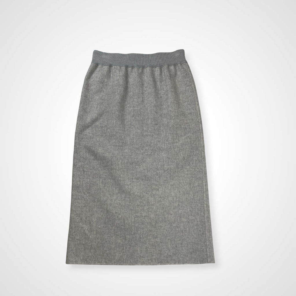 DES PRES デプレ / ライトダブルフェイスシャギー Iラインスカート 参考定価：32,000+tax SIZE:36
