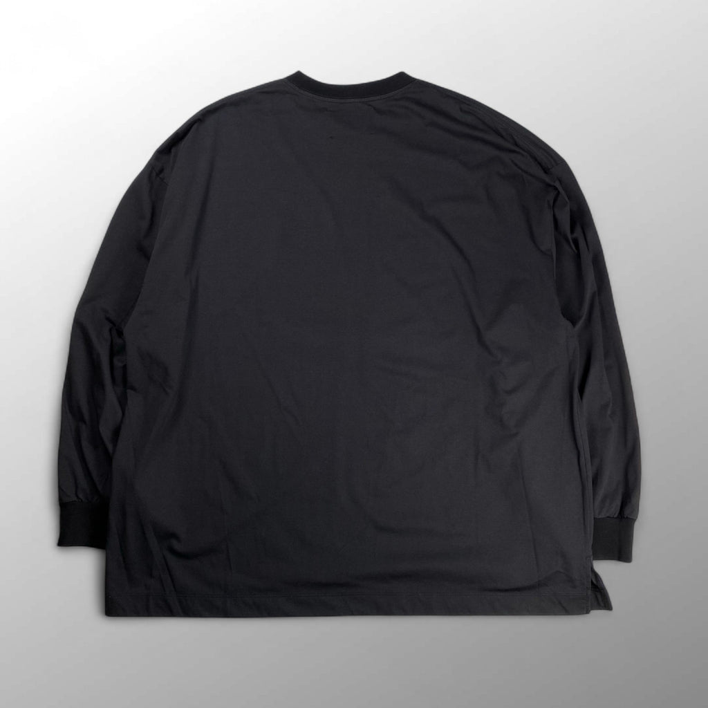 MAISON SPECIAL メゾンスペシャル / 110/2サイロプレミアム天竺プライムオーバーロングスリーブTシャツ SIZE：46