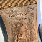 FABIO RUSCONI ファビオルスコーニ / ポインテッドフラットパンプス 箱・布袋付 参考定価：32,000+tax SIZE:38