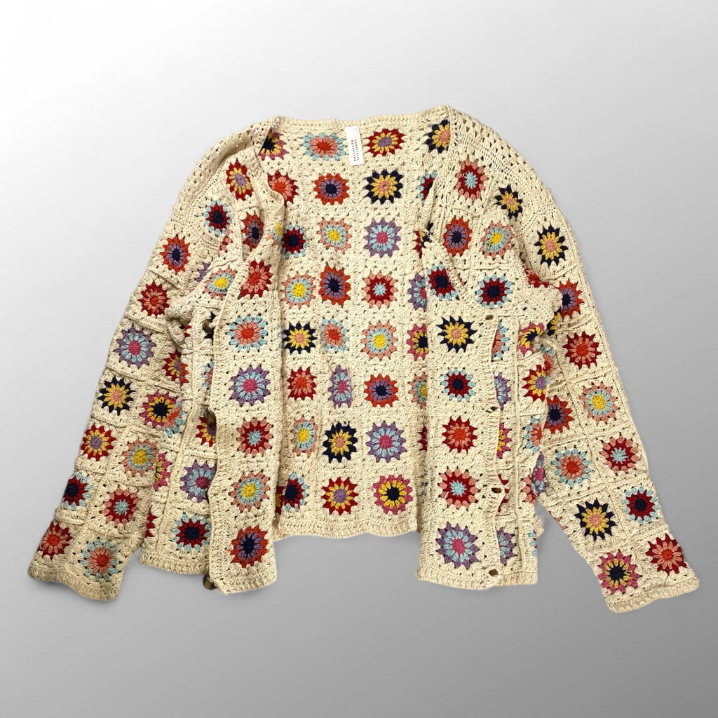 Niche. ニッチ / INDUSTRIAL HINDUSTAN CROCHET CARDIGAN クロシェ カーディガン 参考定価：38,000+tax SIZE:FREE