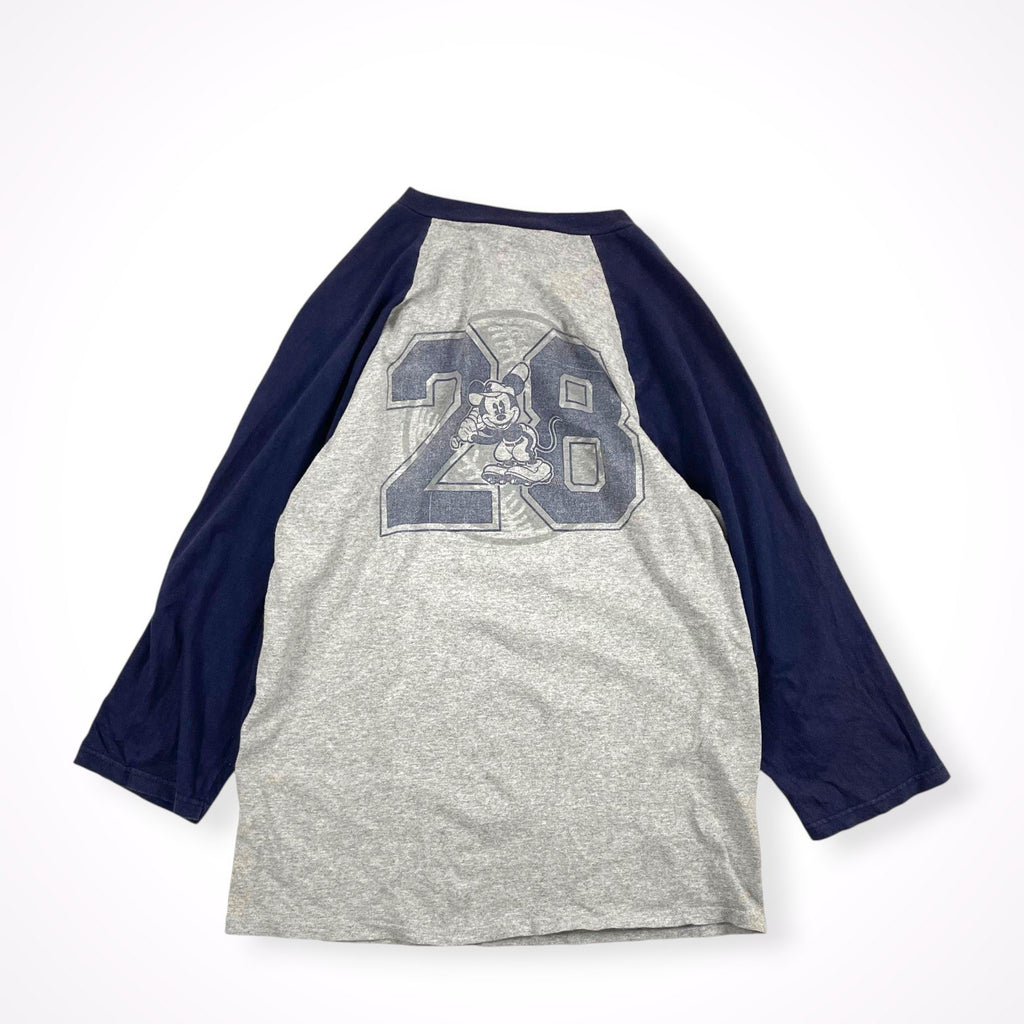 Walt Disney / ヴィンテージ ベースボールラグランTシャツ MLB SIZE:M程度