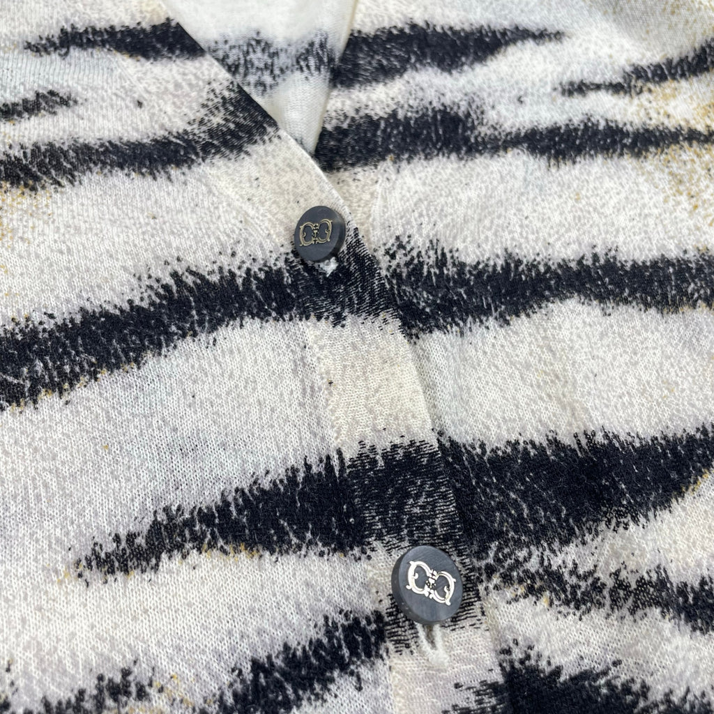 CLASS roberto cavalli / レオパード柄 アンサンブルカーディガン 参考定価：130,000程度 SIZE:42