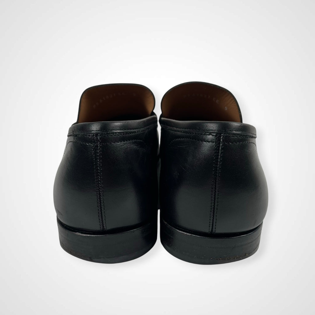 SALVATORE FERRAGAMO サルバトーレ フェラガモ / ガンチーニローファー ブラック 参考定価：70,000程度 SIZE:9(27cm程度)