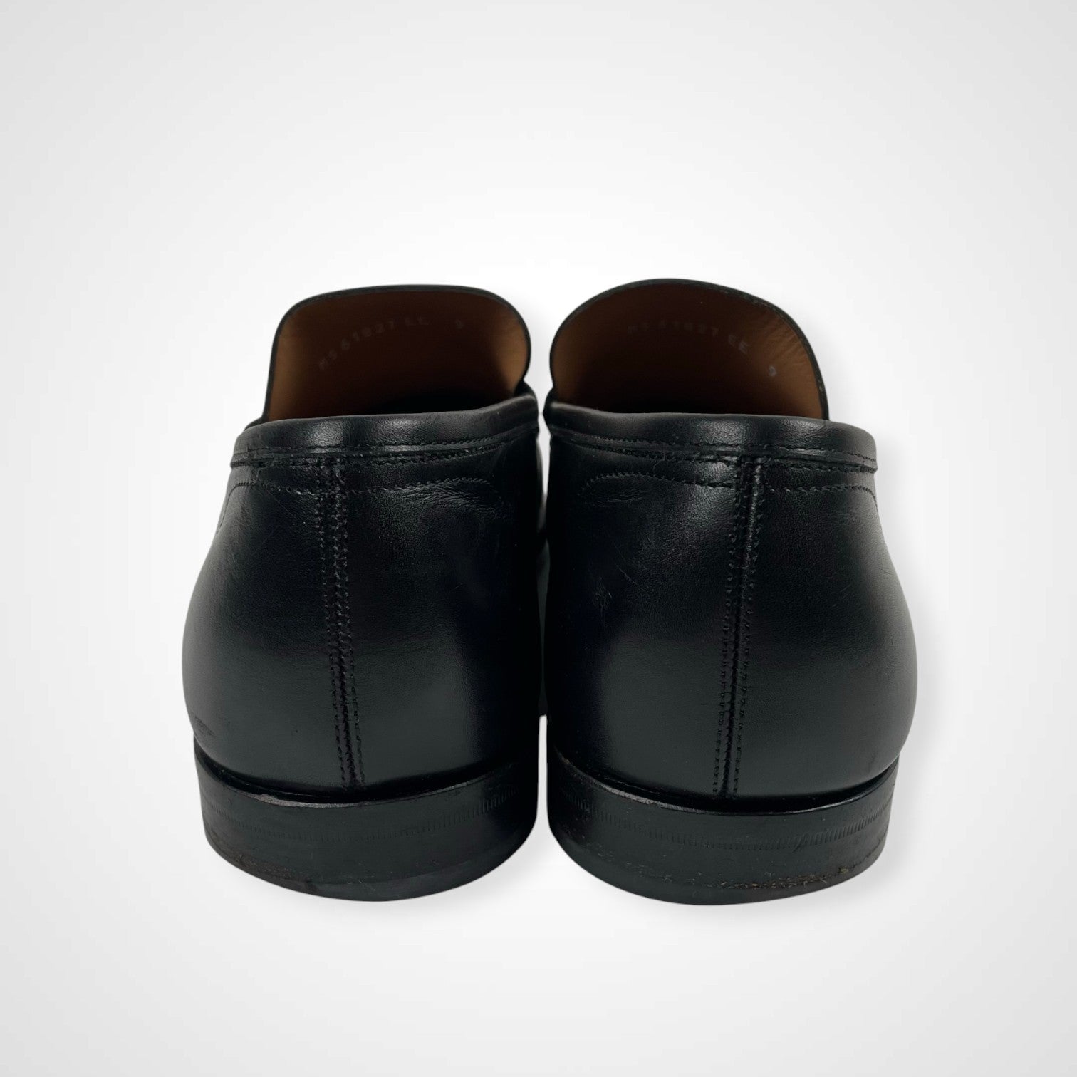 SALVATORE FERRAGAMO サルバトーレ フェラガモ / ガンチーニローファー ブラック 参考定価：70,000程度 SIZE:9(27cm程度)