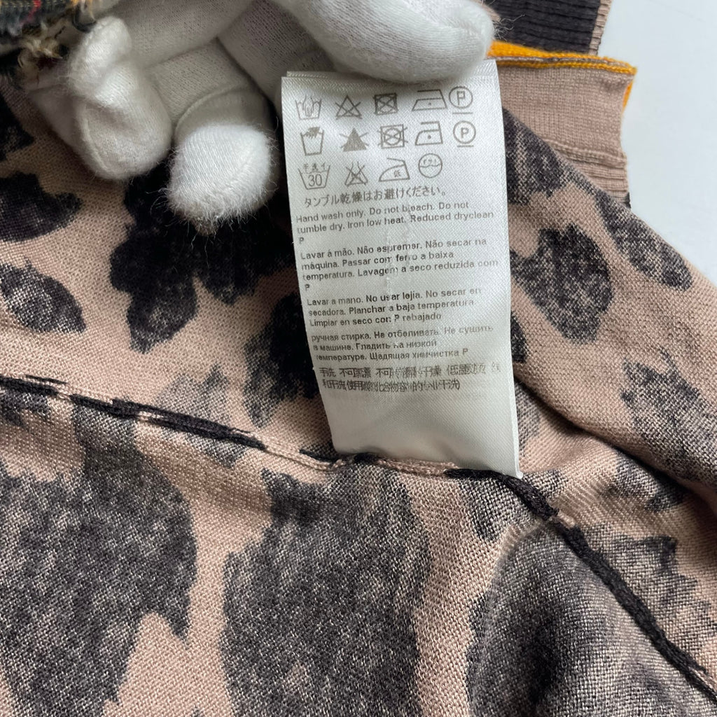 ESCADA エスカーダ / シルクMIXレオパードアンサンブル 参考定価：80,000程度 SIZE：S