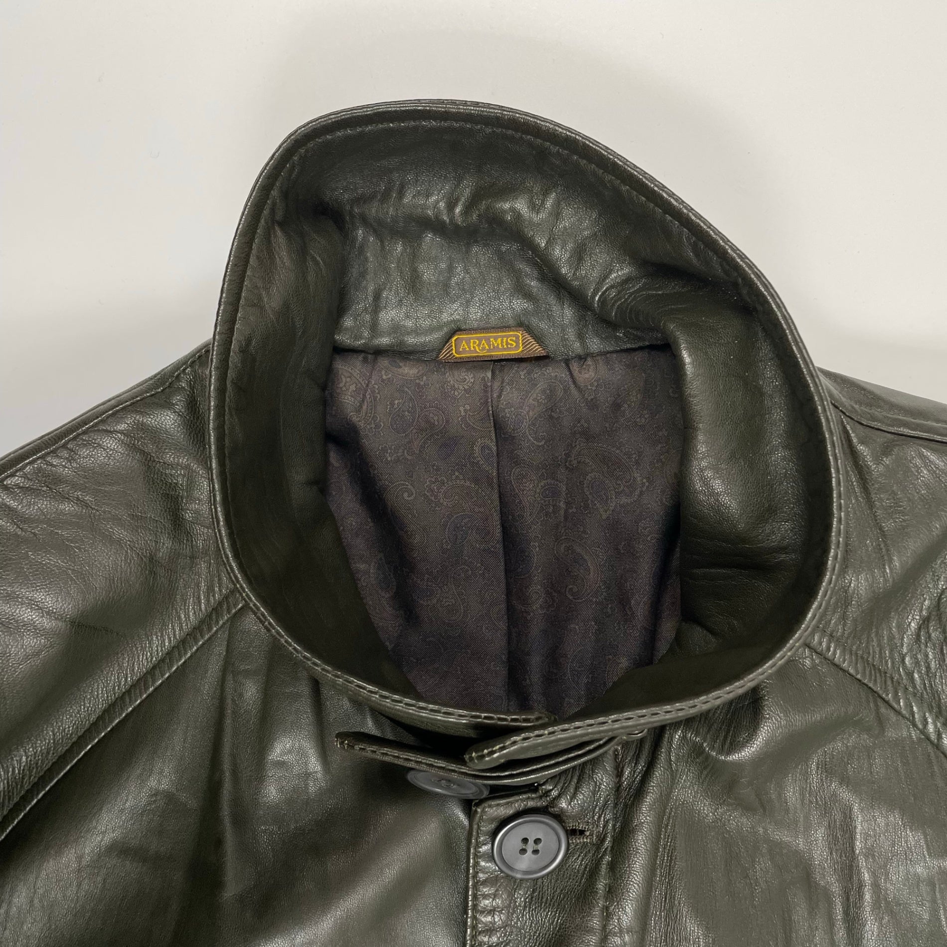 ARAMIS アラミス / ヴィンテージラムレザーコート 参考定価：60,000程度 SIZE:L