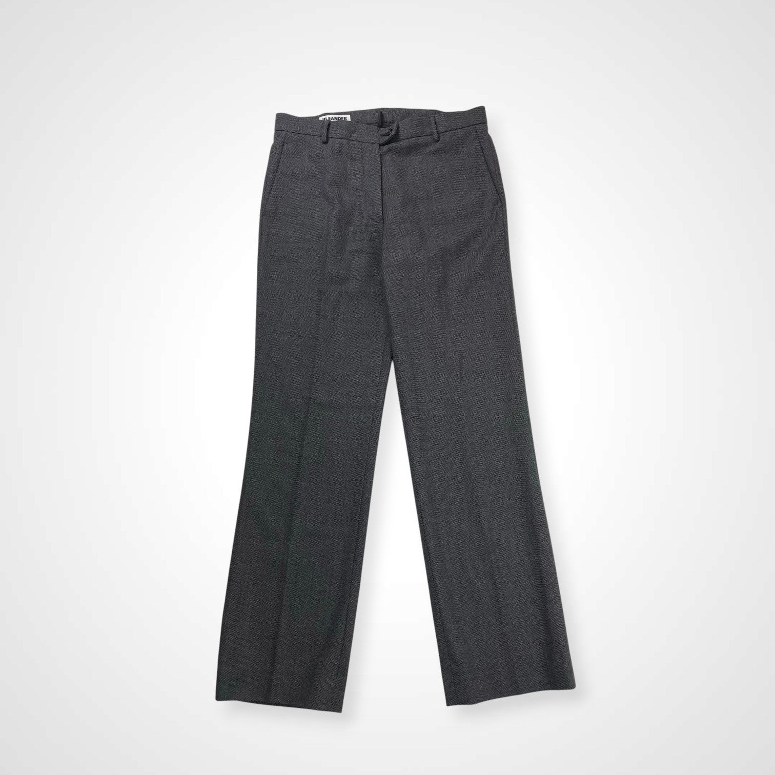 JIL SANDER ジルサンダー / センタープリーツストレートスラックス グレー 参考定価：100,000程度 SIZE：38