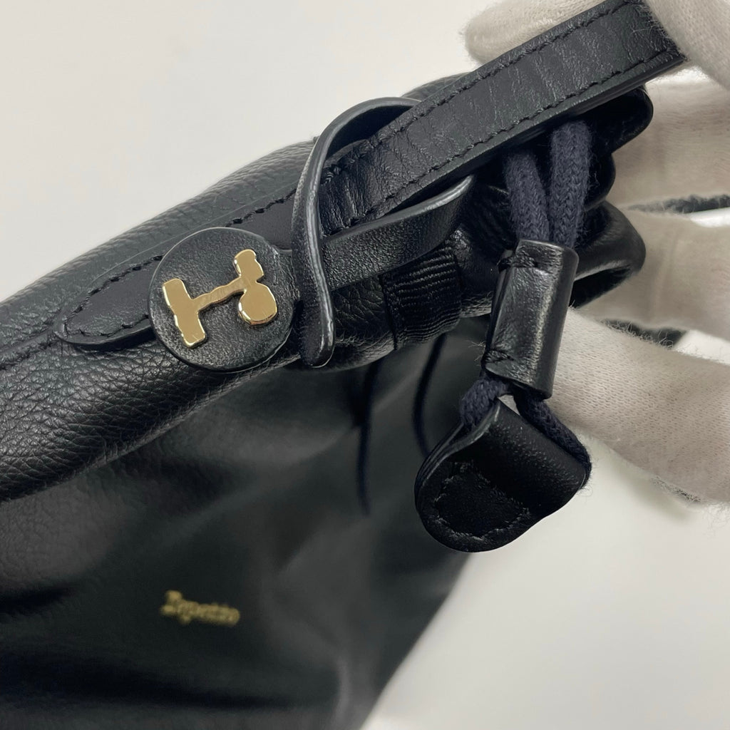 repetto レペット / 巾着レザーショルダーバッグ 70周年 参考定価：56,000+tax