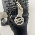 DIESEL / 本革 レザーショルダーバッグ ブラック