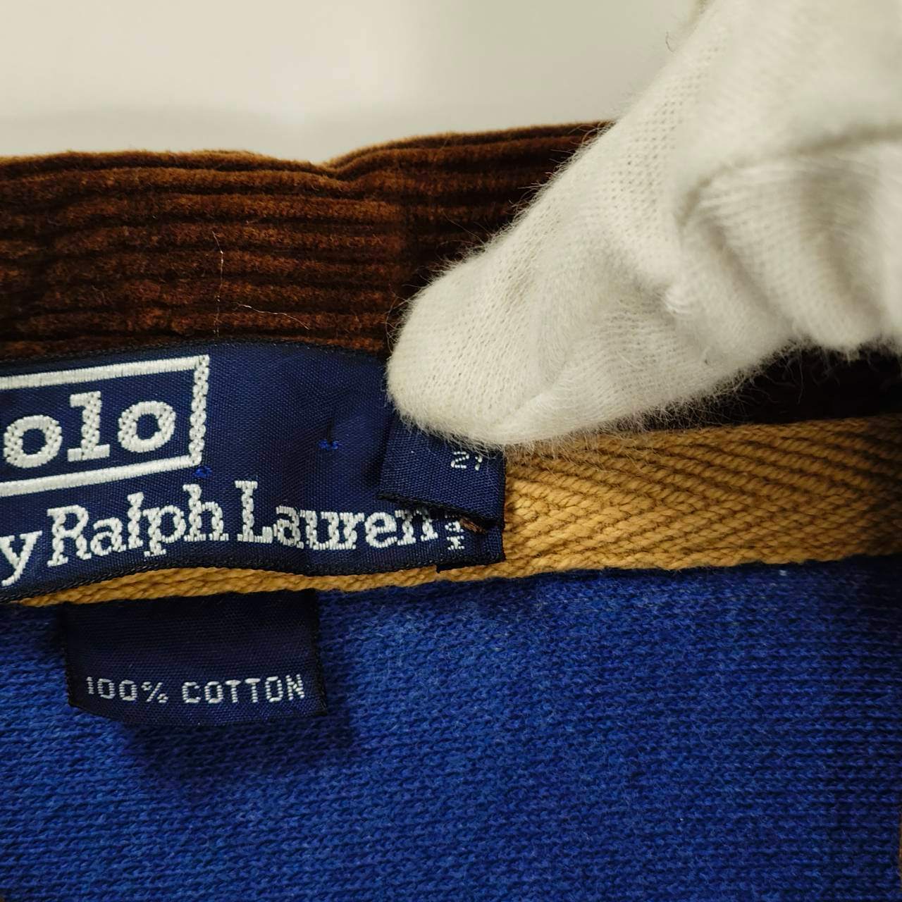Polo by Rlaph Lauren ポロ バイ ラルフローレン / 90s ドッグ刺繍 POLO SPORTSMAN ラガーシャツ SIZE：M