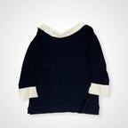 ESTNATION エストネーション / ボウタイ2トーンブラウス 参考定価：30,000程度 SIZE：38
