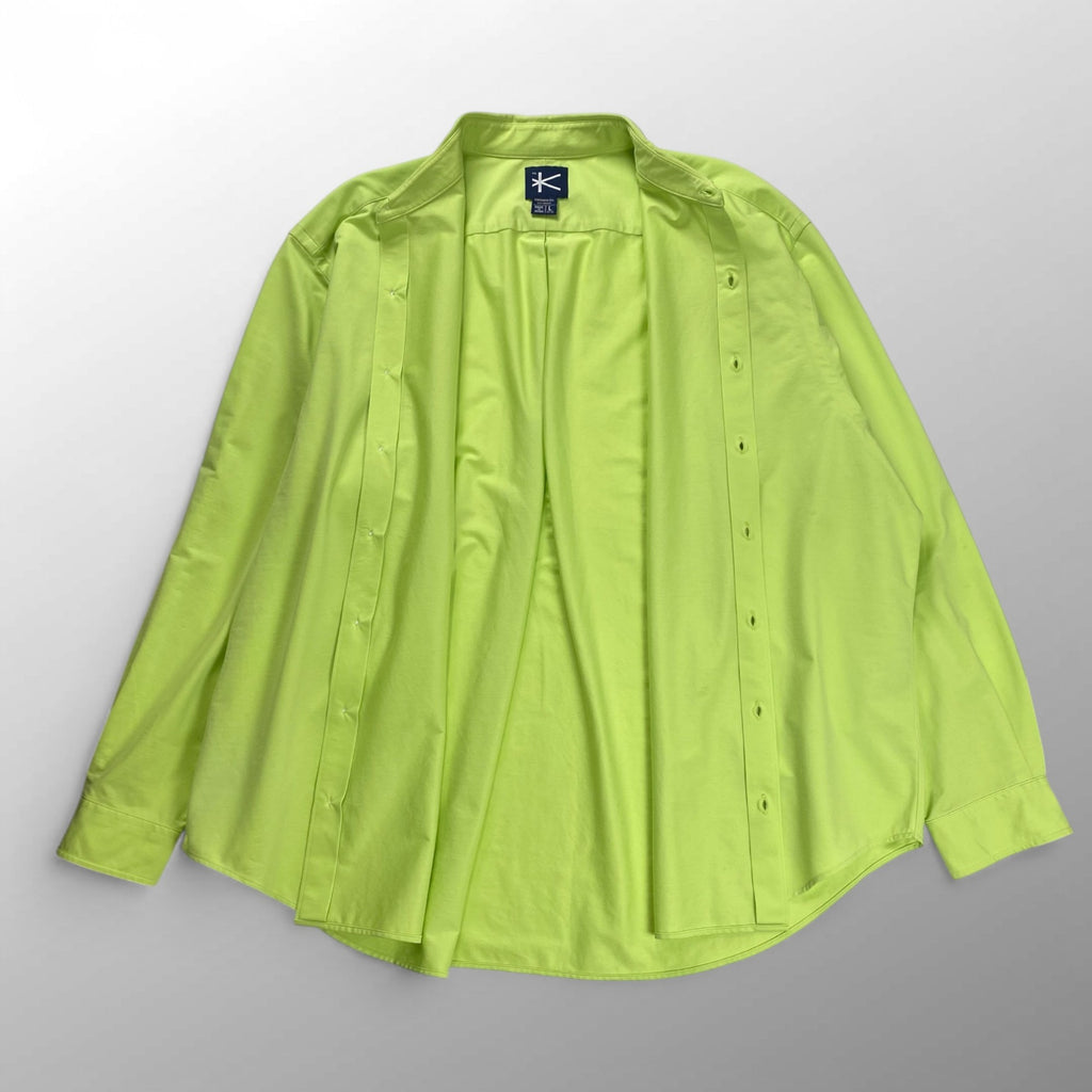 KANEMASA PHIL カネマサ フィル / ROYAL OX DRESS JERSEY SHIRT シャツ ライムグリーン 参考定価：25,000+tax SIZE：L