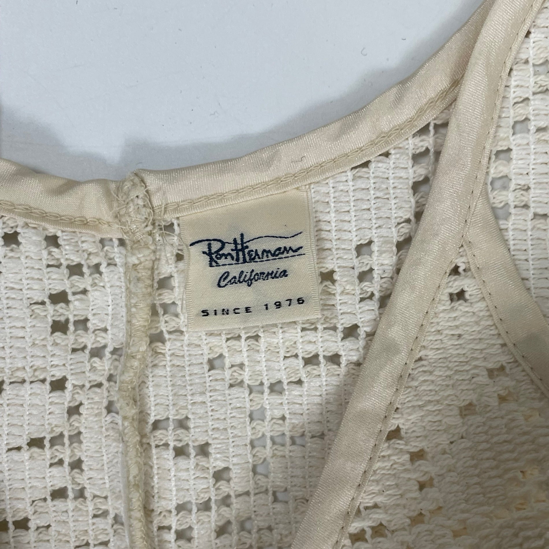 Ron Herman / クロシェニットワンピース 参考定価：28,000程度 SIZE：XS