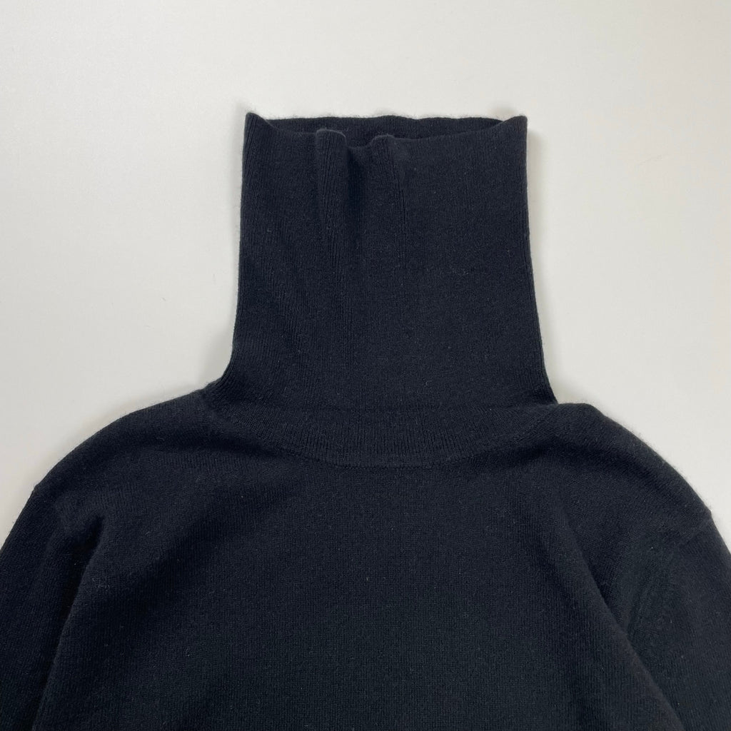 PICEA ピセア / 14GG High Neck ベビーカシミヤ100％ ブラック 21H18 極美品 参考定価：51,000+tax SIZE:02