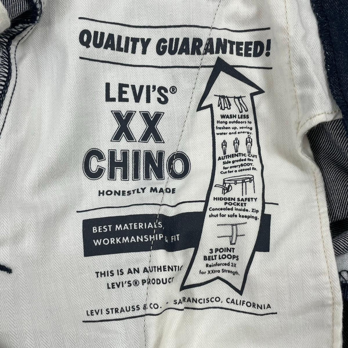 LEVI'S / XX CHINOデニムスラックス 参考定価：12,000程度 SIZE：W30