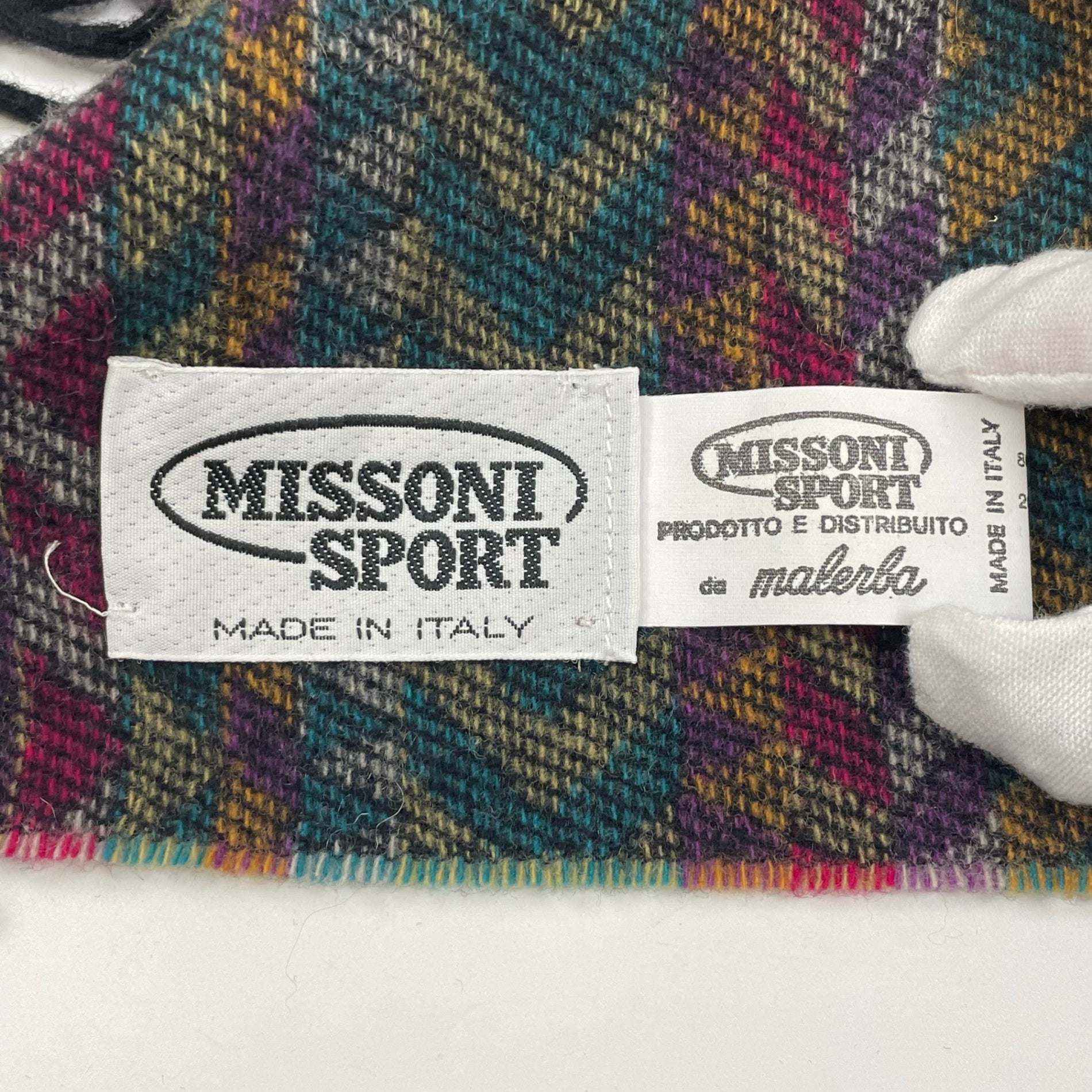 MISSONI SPORT / ウールカシミヤマフラー 参考定価：45,000程度