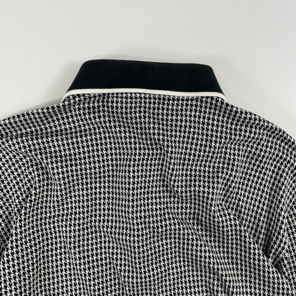 BURBERRY GOLF / ハウンドトゥース柄ポロシャツ SIZE:M