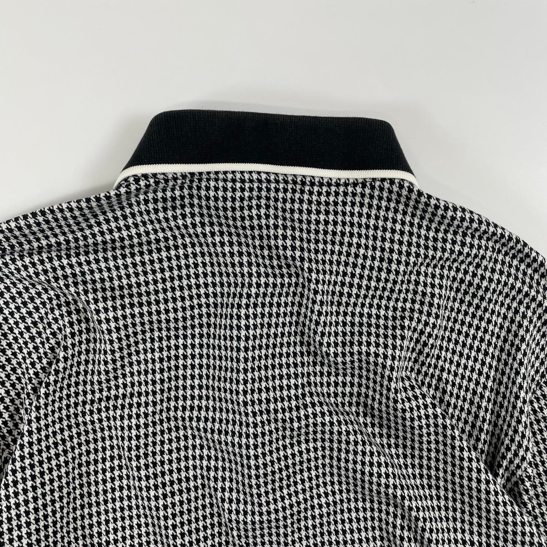 BURBERRY GOLF / ハウンドトゥース柄ポロシャツ SIZE:M