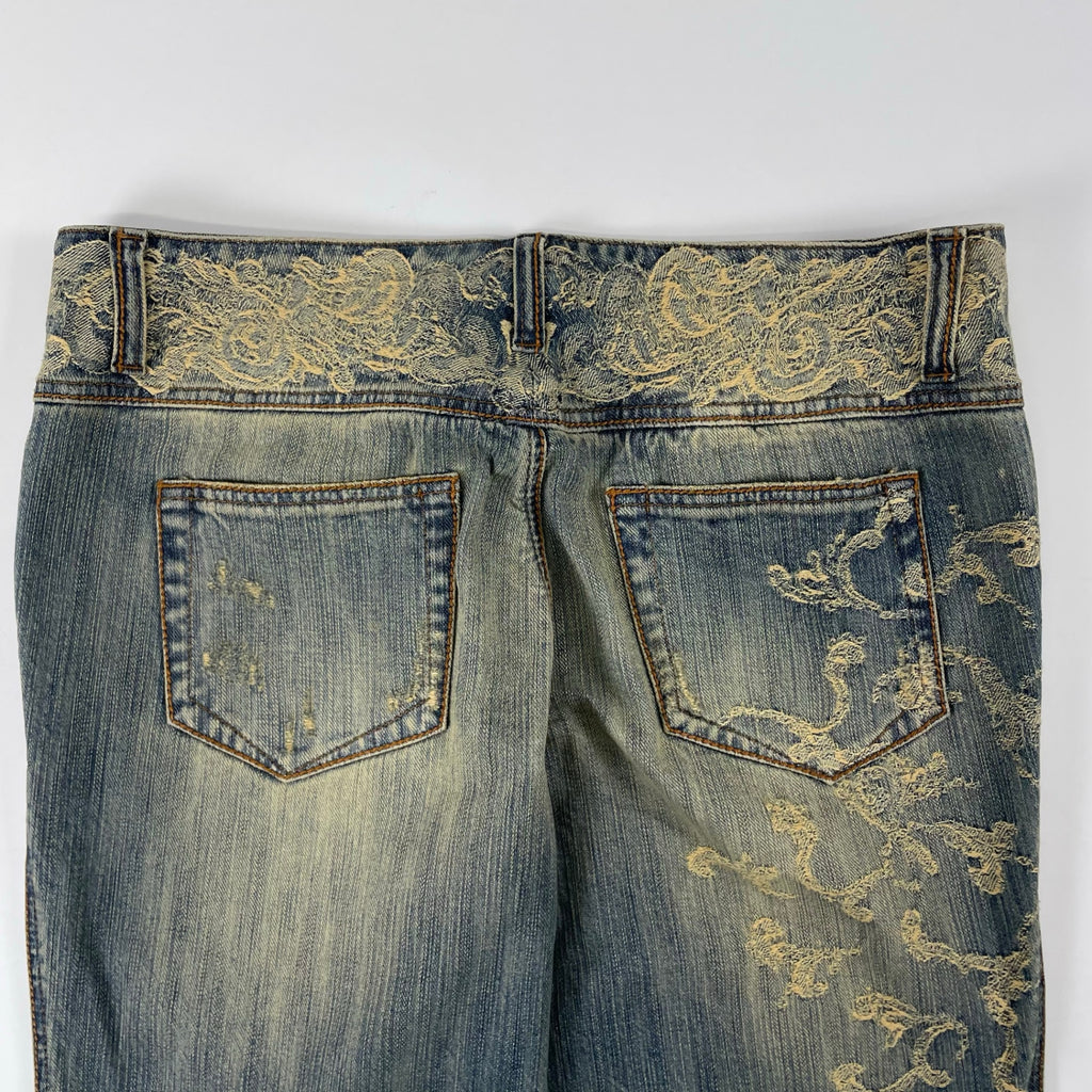 ERMANNO SCERVINO / ジャガードデニムパンツ 参考定価：120,000程度 SIZE：42