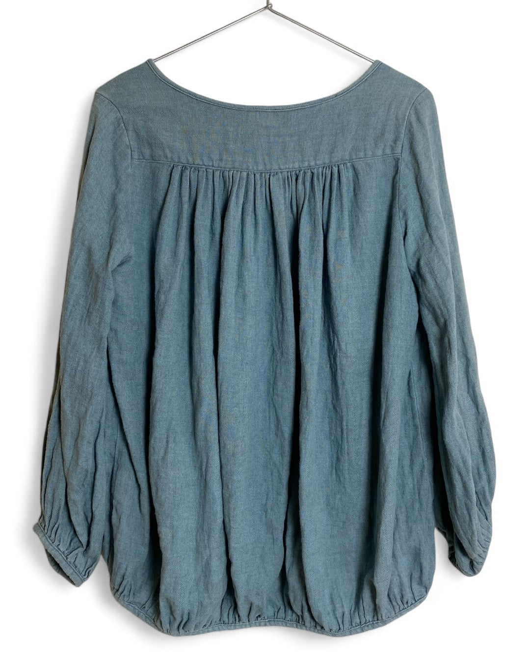 KAPITAL キャピタル レディース マキニョン リネン ギャザー ブラウス