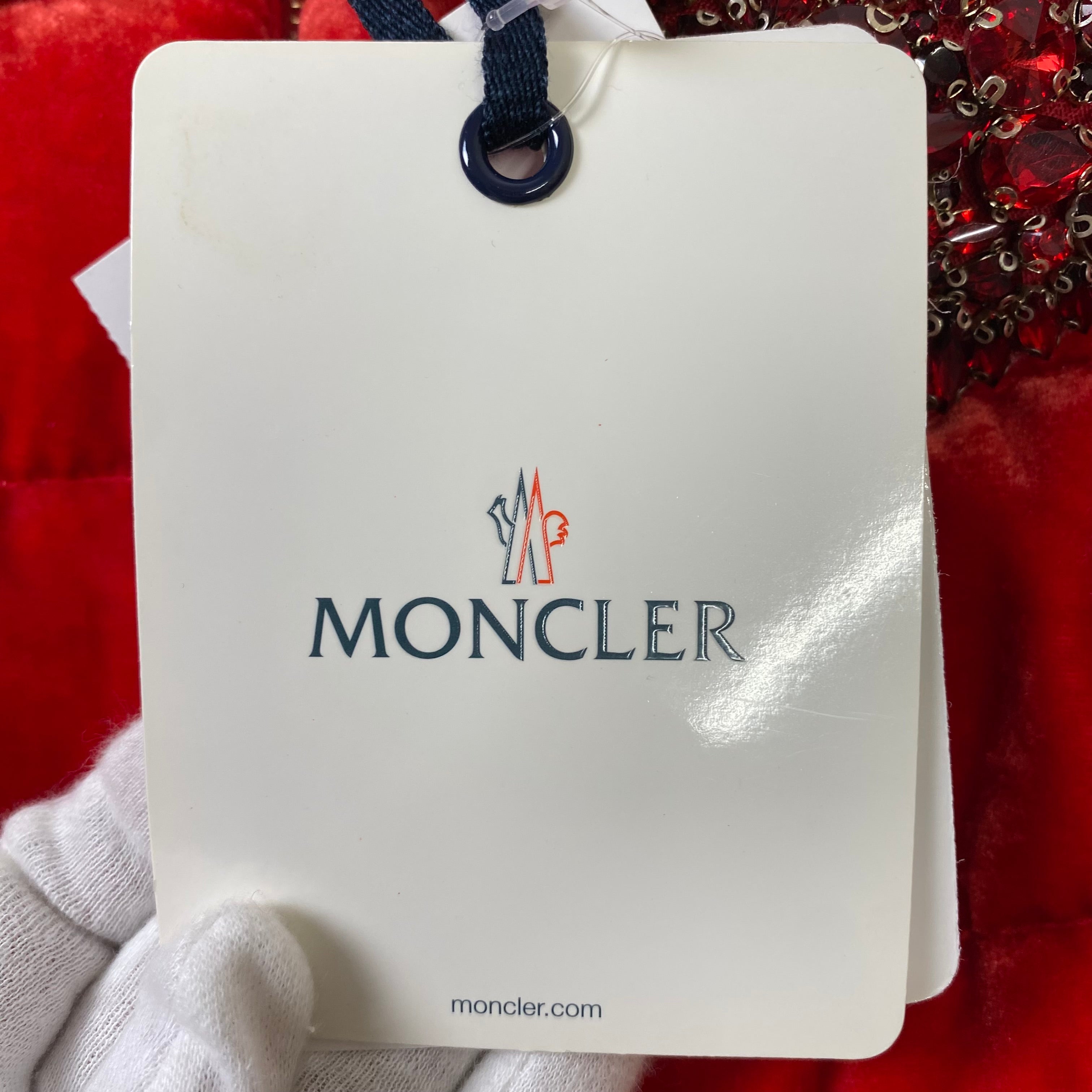 【未使用•国内代理店付】MONCLER モンクレール 中国 正月 記念exclusive ダウンジャケット シルク カシミヤ