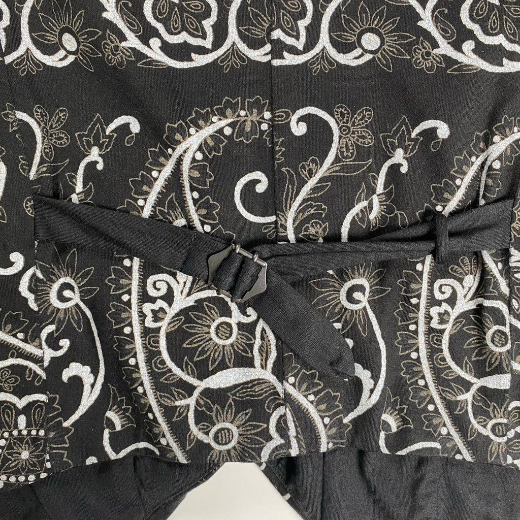 ATTACHMENT アタッチメント / フラワー＆ペイズリー ベスト ブラック SIZE:1(S程度)