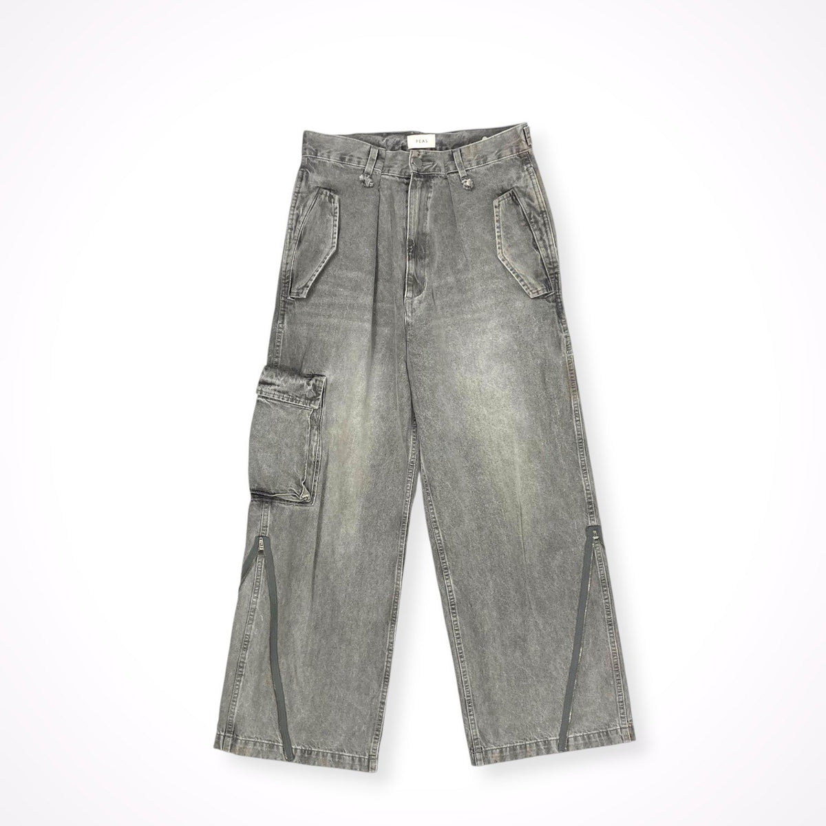 PEAS GALLARDAGALANTE / パラシュートカーゴ デニムパンツ 参考定価：45,000+tax SIZE:1