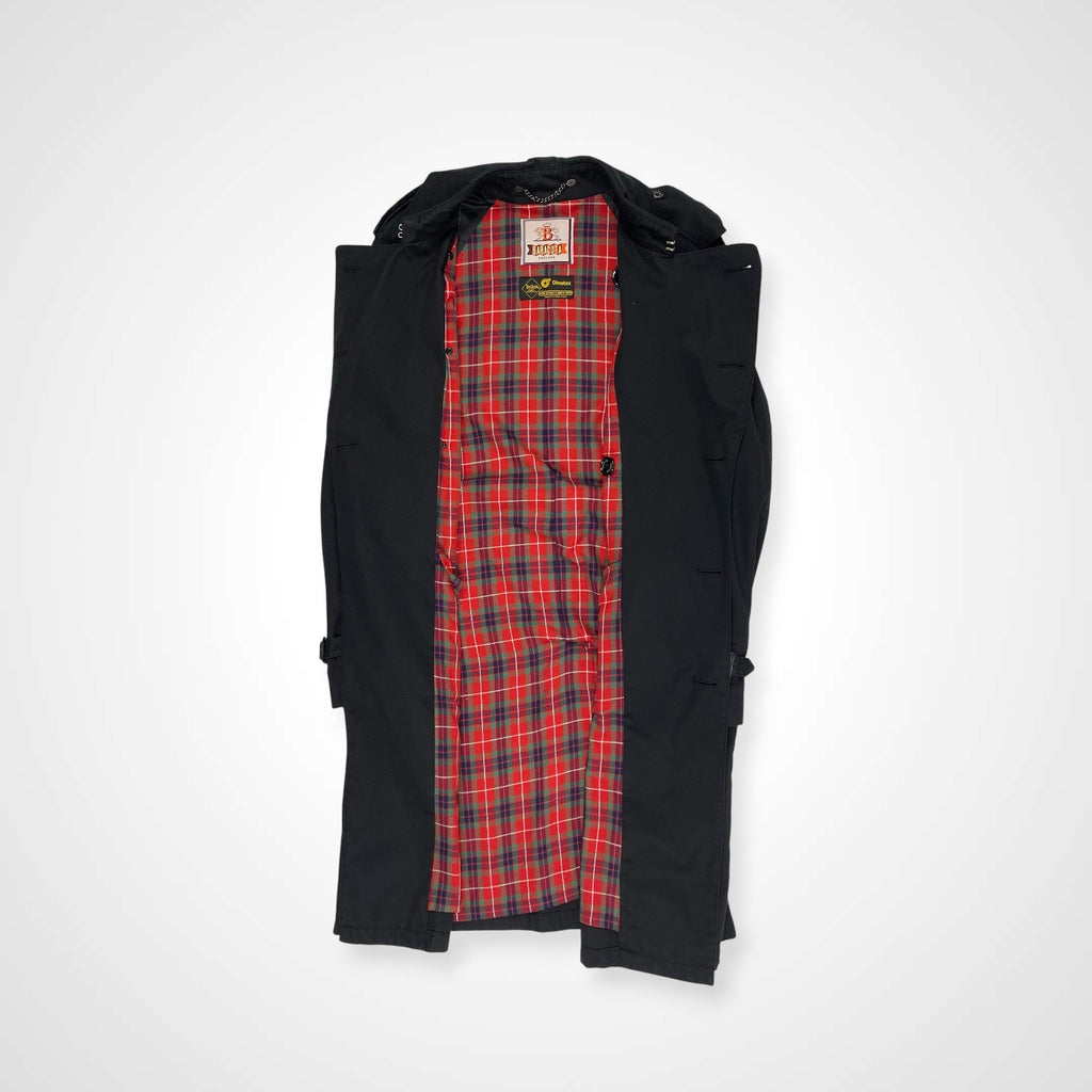 BARACUTA バラクータ / 推定90s olmetexトレンチコート ブラック SIZE:L