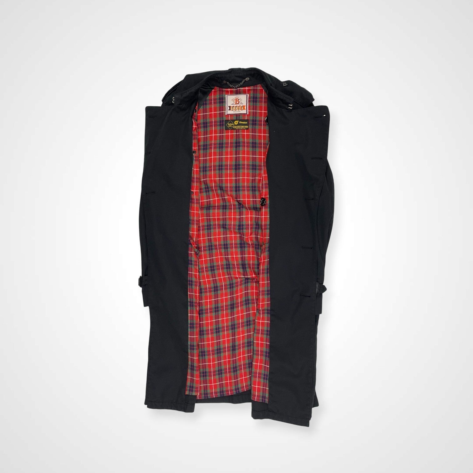 BARACUTA バラクータ / 推定90s olmetexトレンチコート ブラック SIZE:L